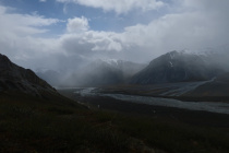 Wetterfronten am Sheenjek River