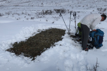 Camp nach Zeltabbau, da hatte es wohl gestern noch kein Schnee