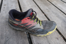 Pensionierter Hikingschuh nach rund 550 km in der arktischen Tundra...
